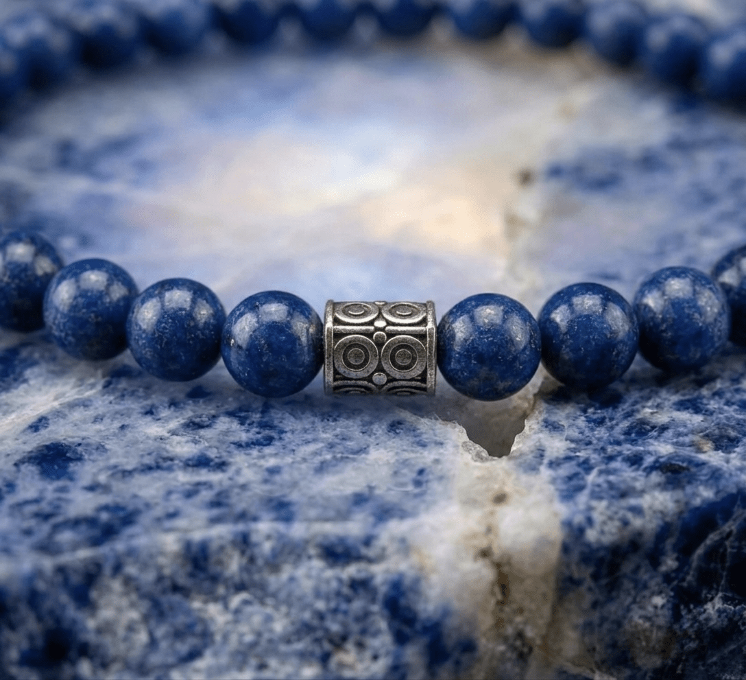 Kralenarmband met Lapis Lazuli Edelsteen - Kahkeshan