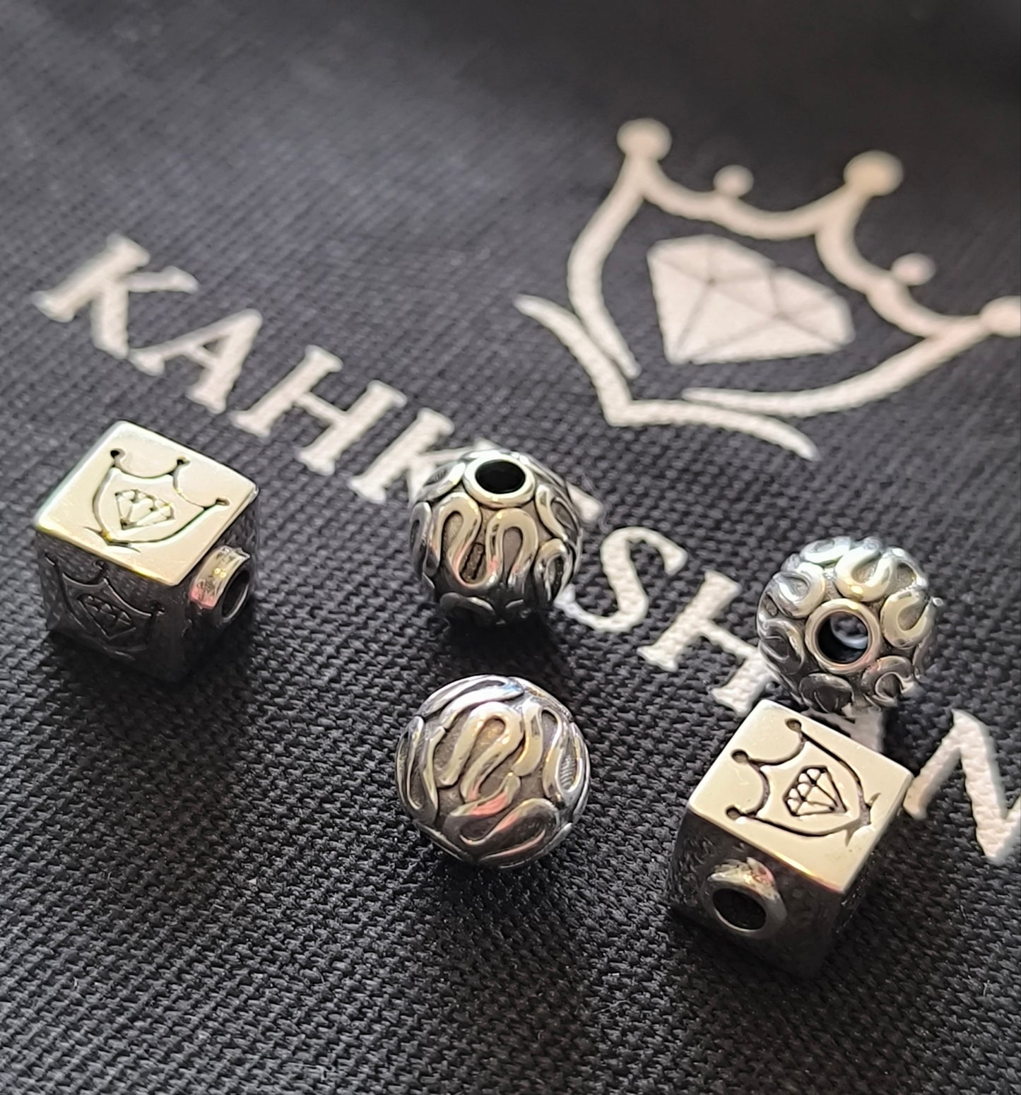 Oranje Maansteen (6mm) - Kahkeshan