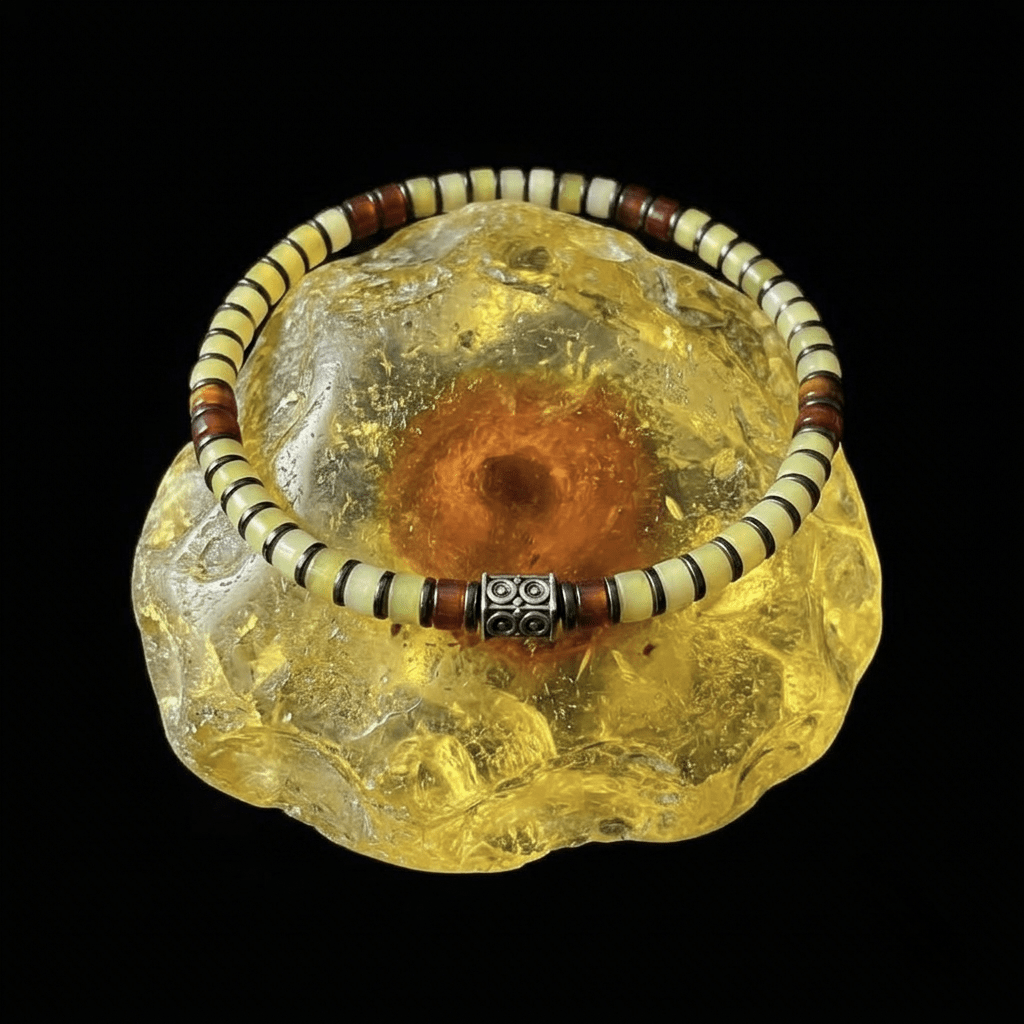 Light Green Jade & Carnelian Bracelet - Kahkeshan