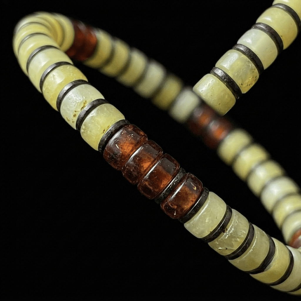 Light Green Jade & Carnelian Bracelet - Kahkeshan