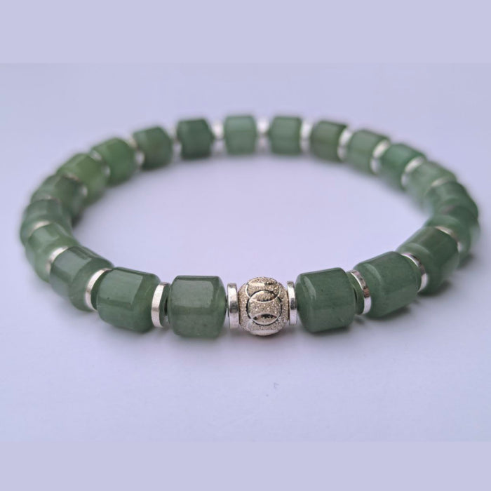 Natural Green Aventurine Cylindrical Shape