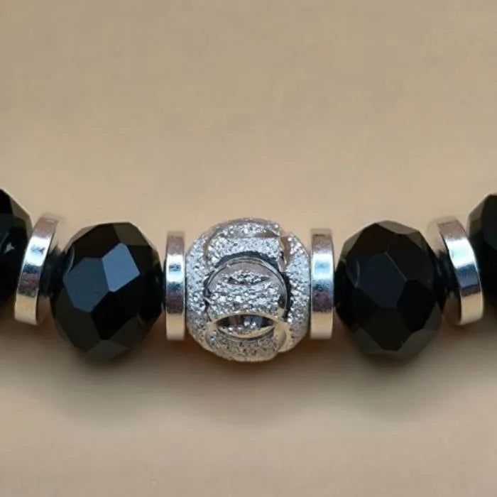 Black Agate Bracele ( 8mm)