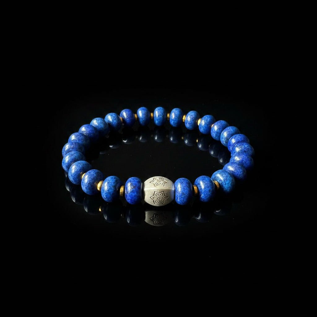 Luxe Blauwe Kralen Armband - Kahkeshan